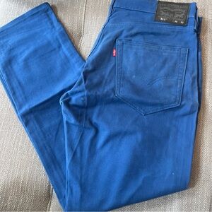 Levi’s 511 Men’s Royal Blue Jeans 36 32 Slim Fit